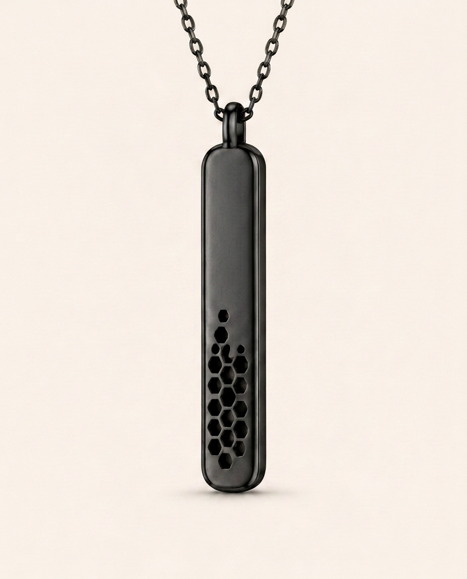 The Black Auma scent pendant
